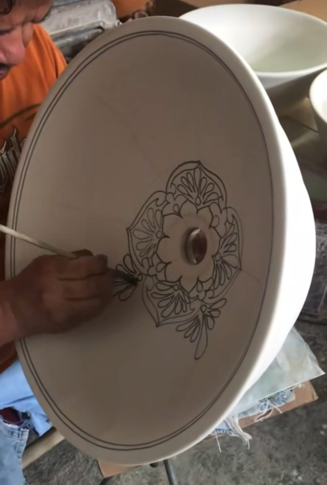 Çini Desenli El Yapımı Porselen Lavabolar I Kütahya Çini
